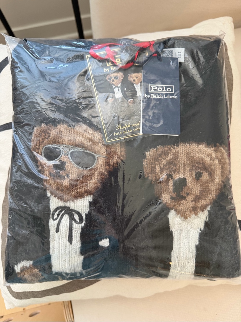 The Ralph & Ricky Tuxedo Bear Sweater - Picture 2 of 8